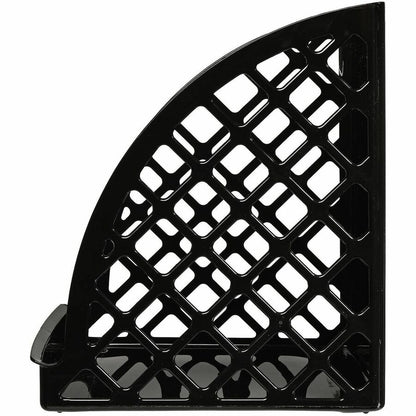 Deflecto Sustainable Office Magazine File - Black - 1 Each