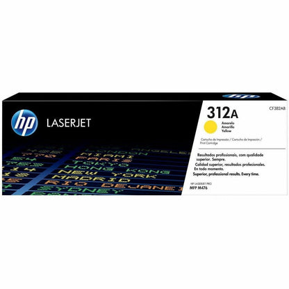 HP 312A Original Laser Toner Cartridge - Single Pack - Yellow - 1 Each - 2700 Pages