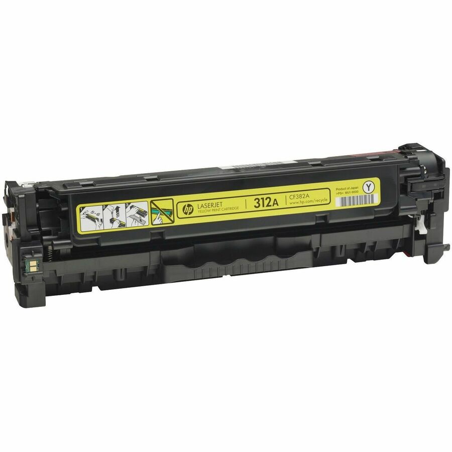 HP 312A Original Laser Toner Cartridge - Single Pack - Yellow - 1 Each - 2700 Pages