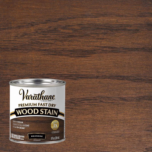 Varathane Roanoke Oil-Based Urethane Modified Alkyd Fast Dry Wood Stain 1/2 pt