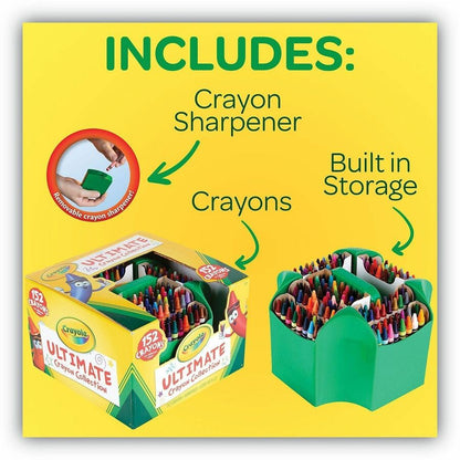 Crayola Ultimate 152 Crayon Collection - Assorted - 1 Each