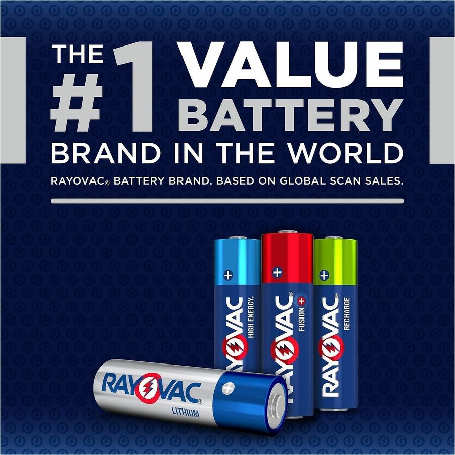 Rayovac Ultra Pro Alkaline AA Batteries - For Multipurpose - AA - 1.5 V DC - 24 / Pack