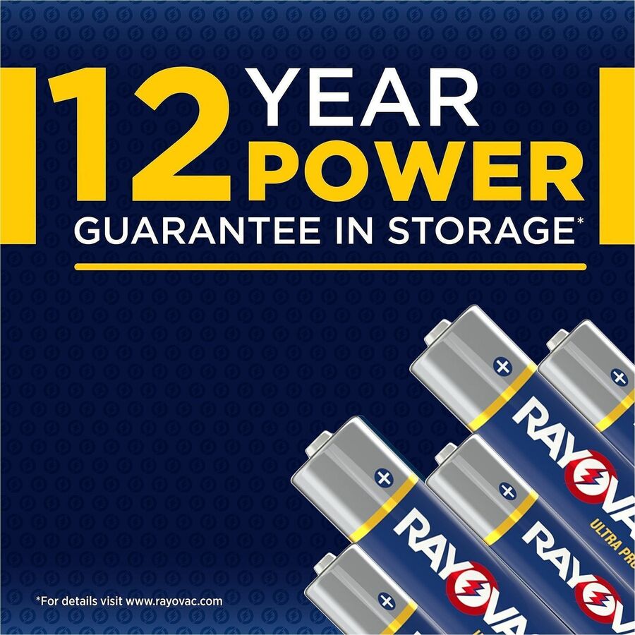 Rayovac Ultra Pro Alkaline AA Batteries - For Multipurpose - AA - 1.5 V DC - 24 / Pack