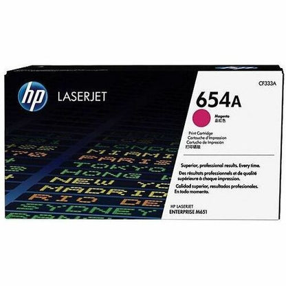 HP 654A Original Laser Toner Cartridge - Single Pack - Magenta - 1 Each - 15000 Pages