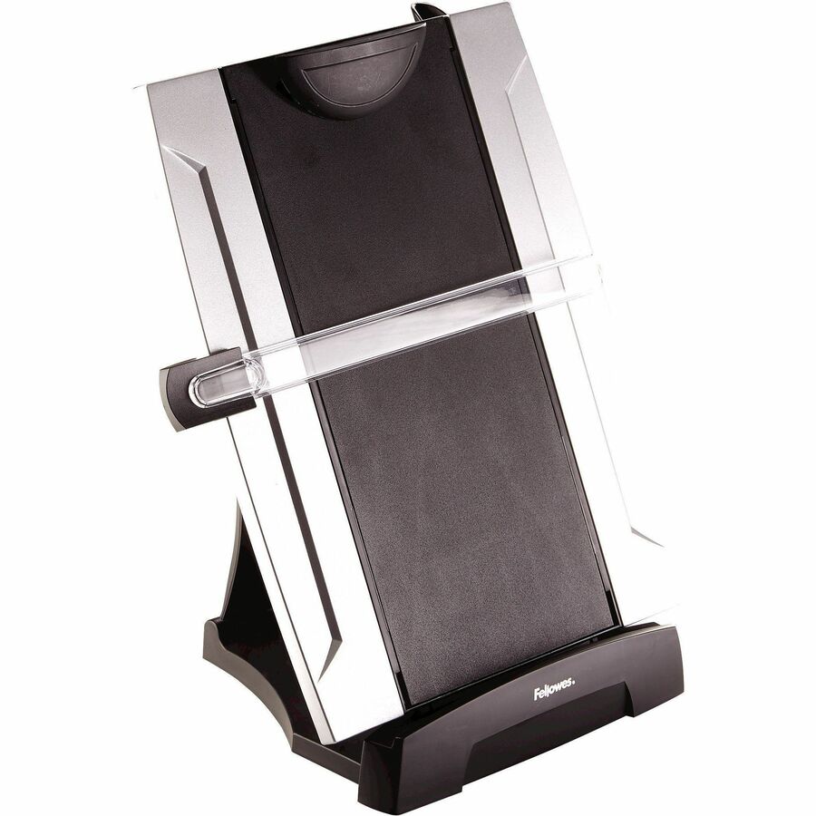 Fellowes Office Suites Memo Board Desktop Copyholder - 15" Height x 10.3" Width x 6" Depth - Black, Silver