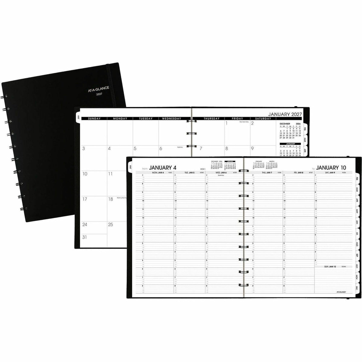 At-A-Glance Move-A-Page Weekly/Monthly Appointment Book - Julian Dates - Weekly, Monthly - 12 Month - January 2027 to De