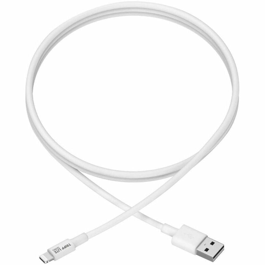 Tripp Lite series 3ft (1M) White USB Sync / Charge Cable with Lightning Connector - 1 Each