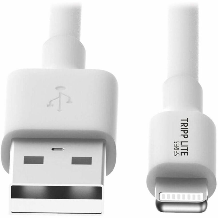 Tripp Lite series 3ft (1M) White USB Sync / Charge Cable with Lightning Connector - 1 Each