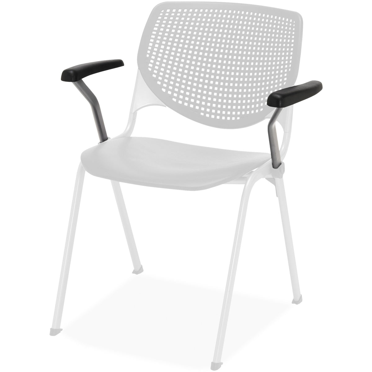 KFI Armset - Black, Silver - 1 Each