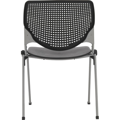 KFI Barstool with Polypropylene Seat and Back - Black Seat Color - Polypropylene Seat Material - Black Back Color - 1 Ea