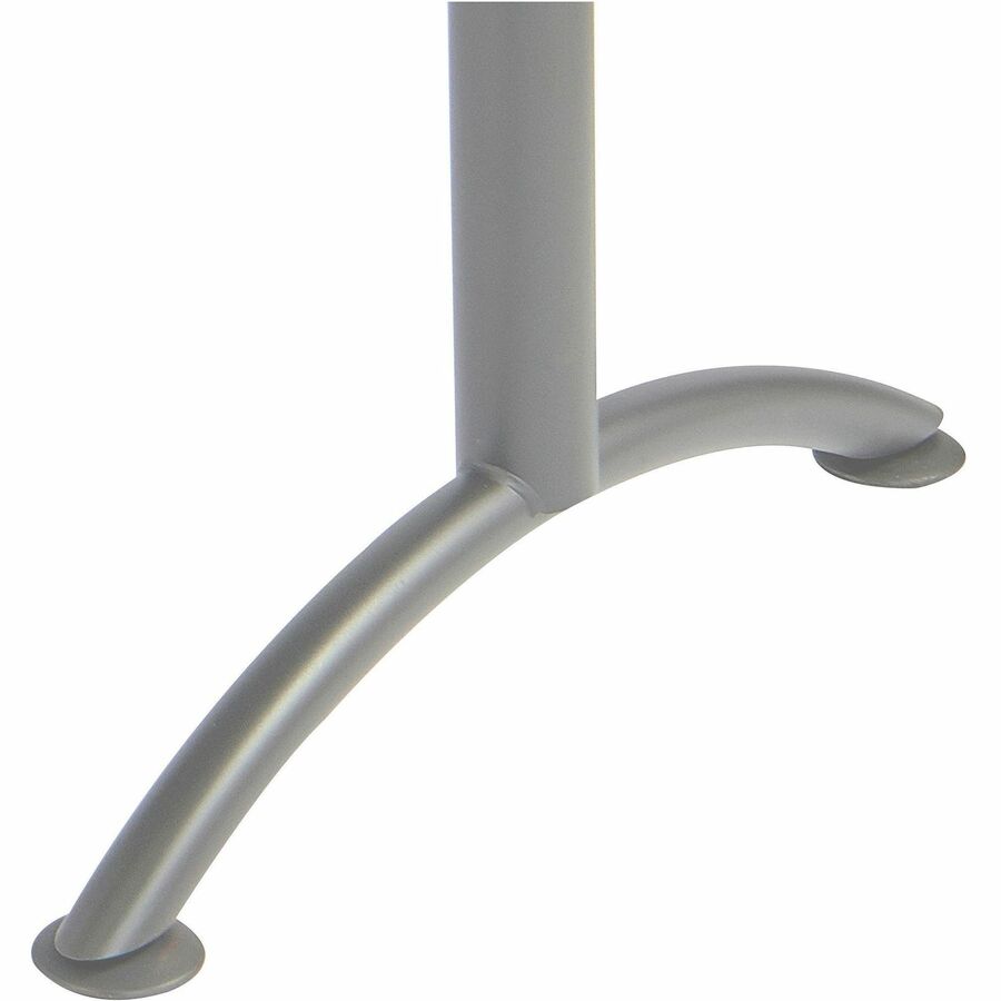Iceberg Arc Fixed Height Table 36X72 Rectangular, Graphite - Rectangle Top - 72" Table Top Length x 36" Table Top Width 