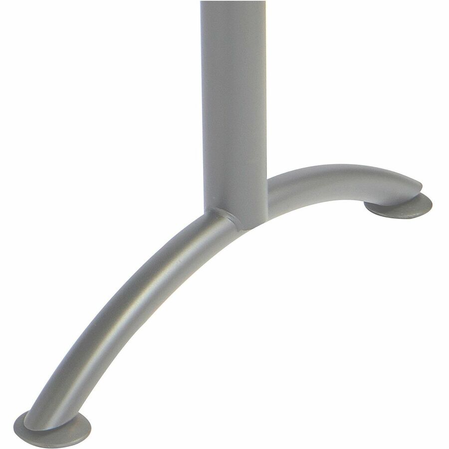 Iceberg Utility Table - Rectangle Top - 60" Table Top Length x 30" Table Top Width - Assembly Required - Graphite - 1 Ea