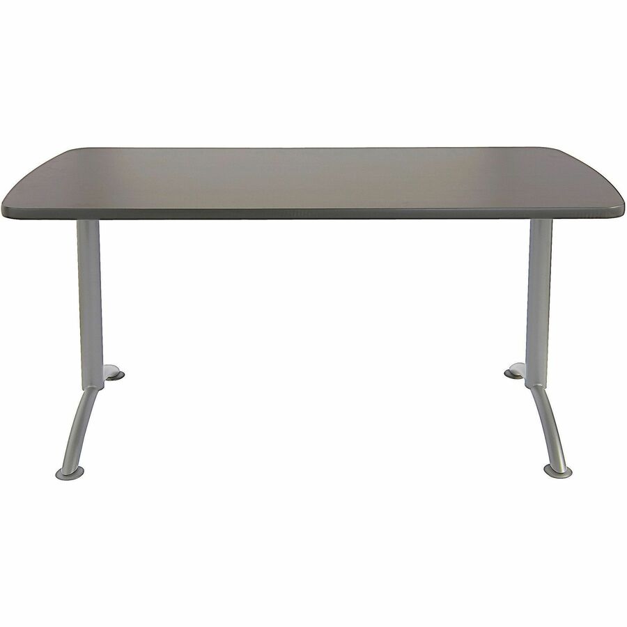 Iceberg Utility Table - Rectangle Top - 60" Table Top Length x 30" Table Top Width - Assembly Required - Graphite - 1 Ea