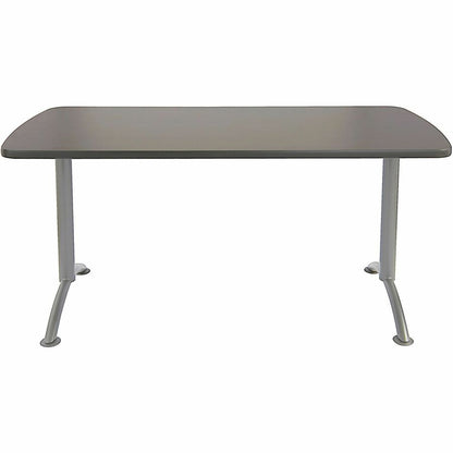 Iceberg Utility Table - Rectangle Top - 60" Table Top Length x 30" Table Top Width - Assembly Required - Graphite - 1 Ea