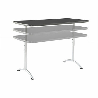 Iceberg Utility Table - Rectangle Top - Adjustable Height Tier(s) - 60" Table Top Length x 30" Table Top Width - Assembl