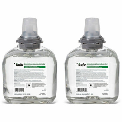 Gojo® TFX Dispenser Green Certified Foam Hand Cleaner - 1.27 quart - Hand - Green - Bio-based - 2 / Carton
