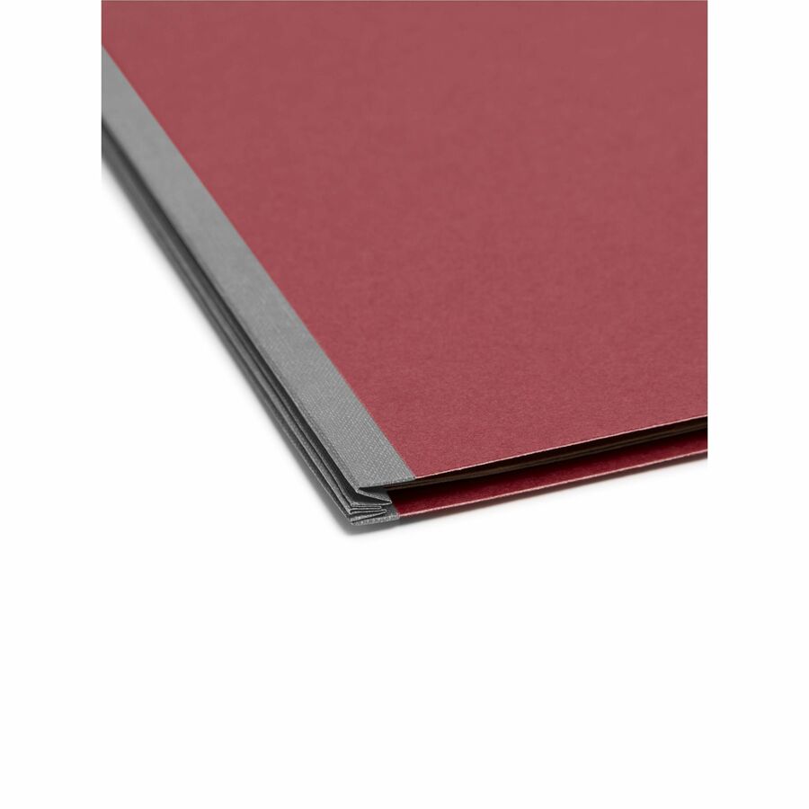 Smead 2/5 Tab Cut Letter Recycled Classification Folder - 8 1/2" x 11" - 2" Expansion - 2 x 2K Fastener - 2" Fastener Ca
