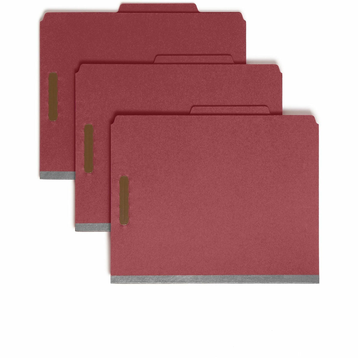 Smead 2/5 Tab Cut Letter Recycled Classification Folder - 8 1/2" x 11" - 2" Expansion - 2 x 2K Fastener - 2" Fastener Ca