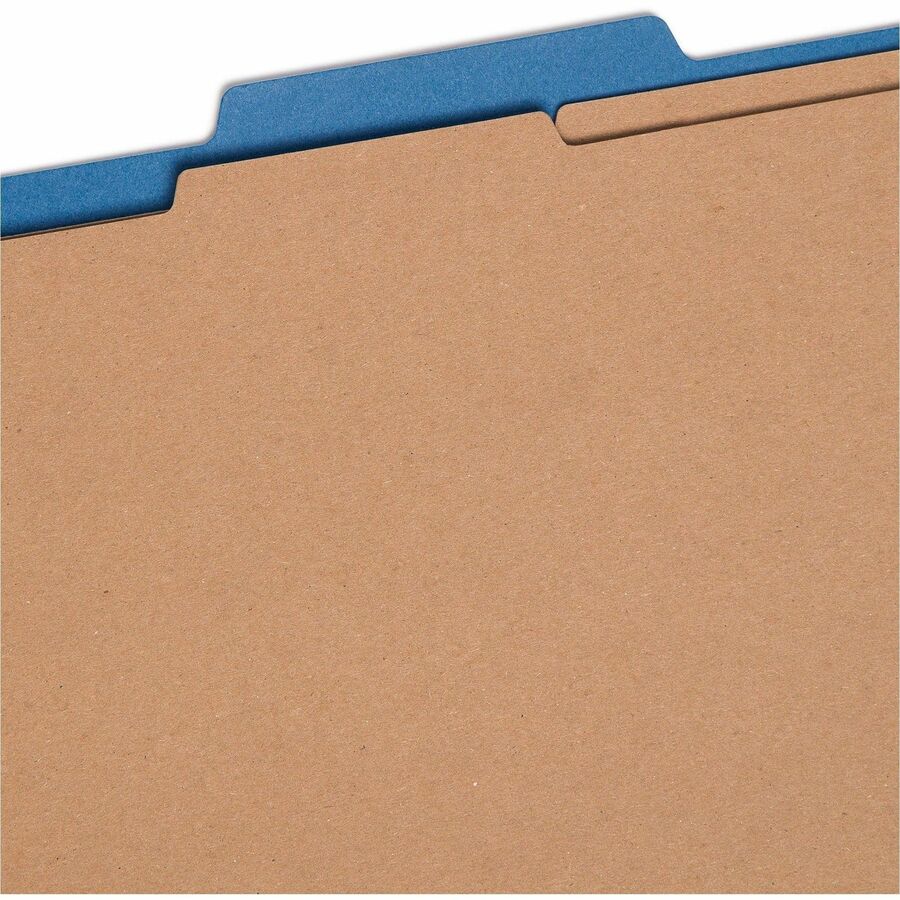 Smead 2/5 Tab Cut Letter Recycled Classification Folder - 8 1/2" x 11" - 2" Expansion - 2 x 2K Fastener - 2" Fastener Ca