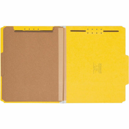 Smead 2/5 Tab Cut Letter Recycled Classification Folder - 8 1/2" x 11" - 2" Expansion - 2 x 2K Fastener - 2" Fastener Ca