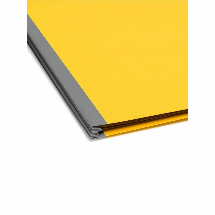 Smead 2/5 Tab Cut Letter Recycled Classification Folder - 8 1/2" x 11" - 2" Expansion - 2 x 2K Fastener - 2" Fastener Ca