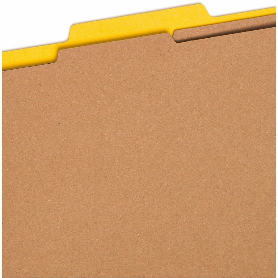 Smead 2/5 Tab Cut Letter Recycled Classification Folder - 8 1/2" x 11" - 2" Expansion - 2 x 2K Fastener - 2" Fastener Ca