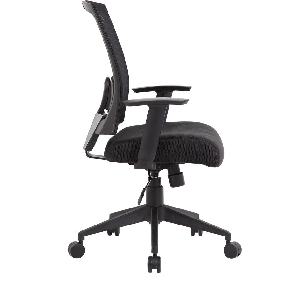 Boss B6706 Task Chair - Black Seat Color - Mesh Seat Material - Black Back Color - Black Frame Color - Nylon Frame Mater