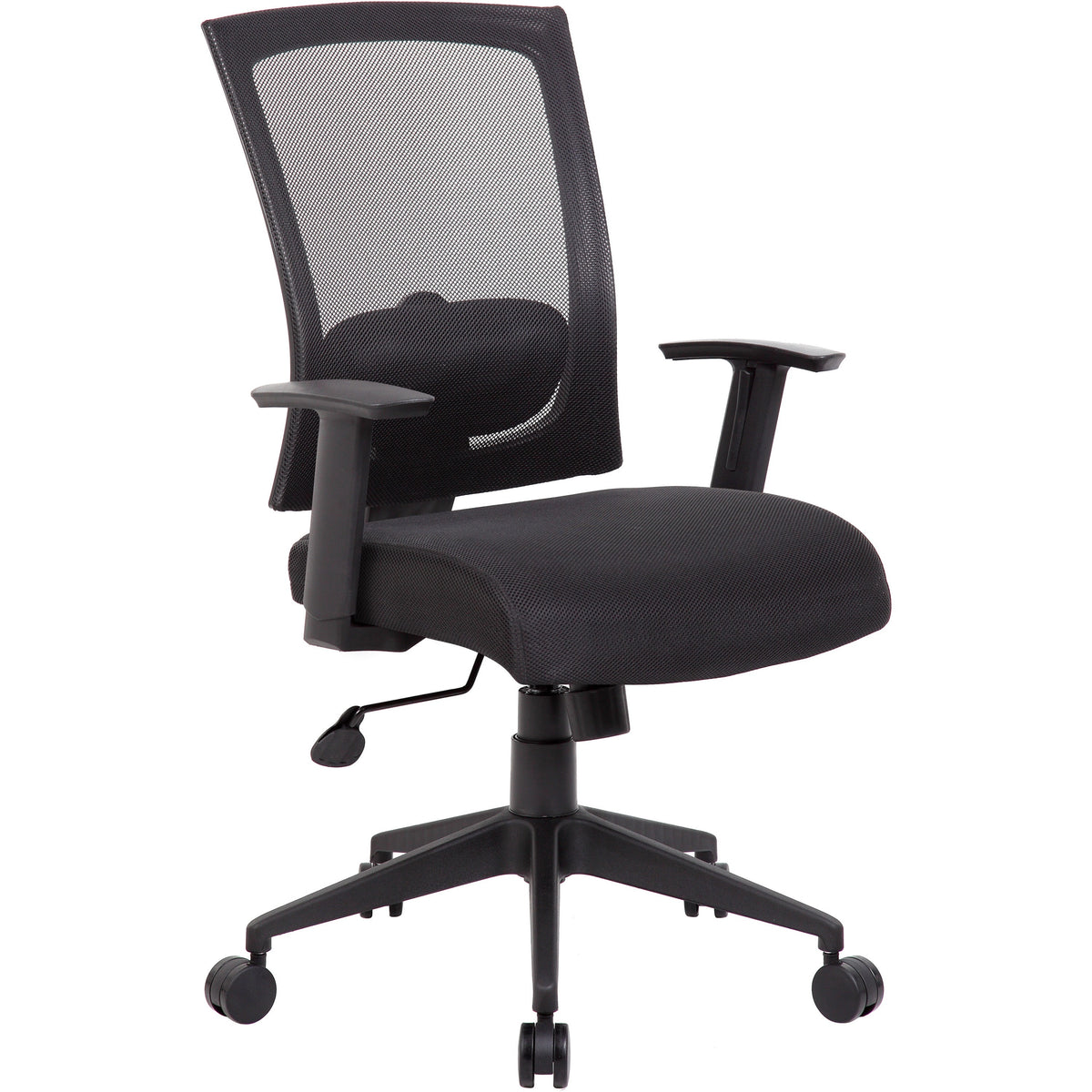 Boss B6706 Task Chair - Black Seat Color - Mesh Seat Material - Black Back Color - Black Frame Color - Nylon Frame Mater