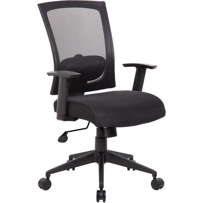 Boss B6706 Task Chair - Black Seat Color - Mesh Seat Material - Black Back Color - Black Frame Color - Nylon Frame Mater