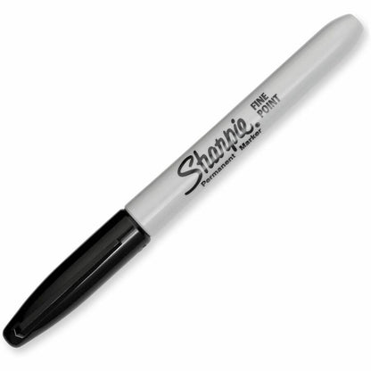 Sharpie Permanent Marker - Black Ink - Black Barrel - 36 / Box