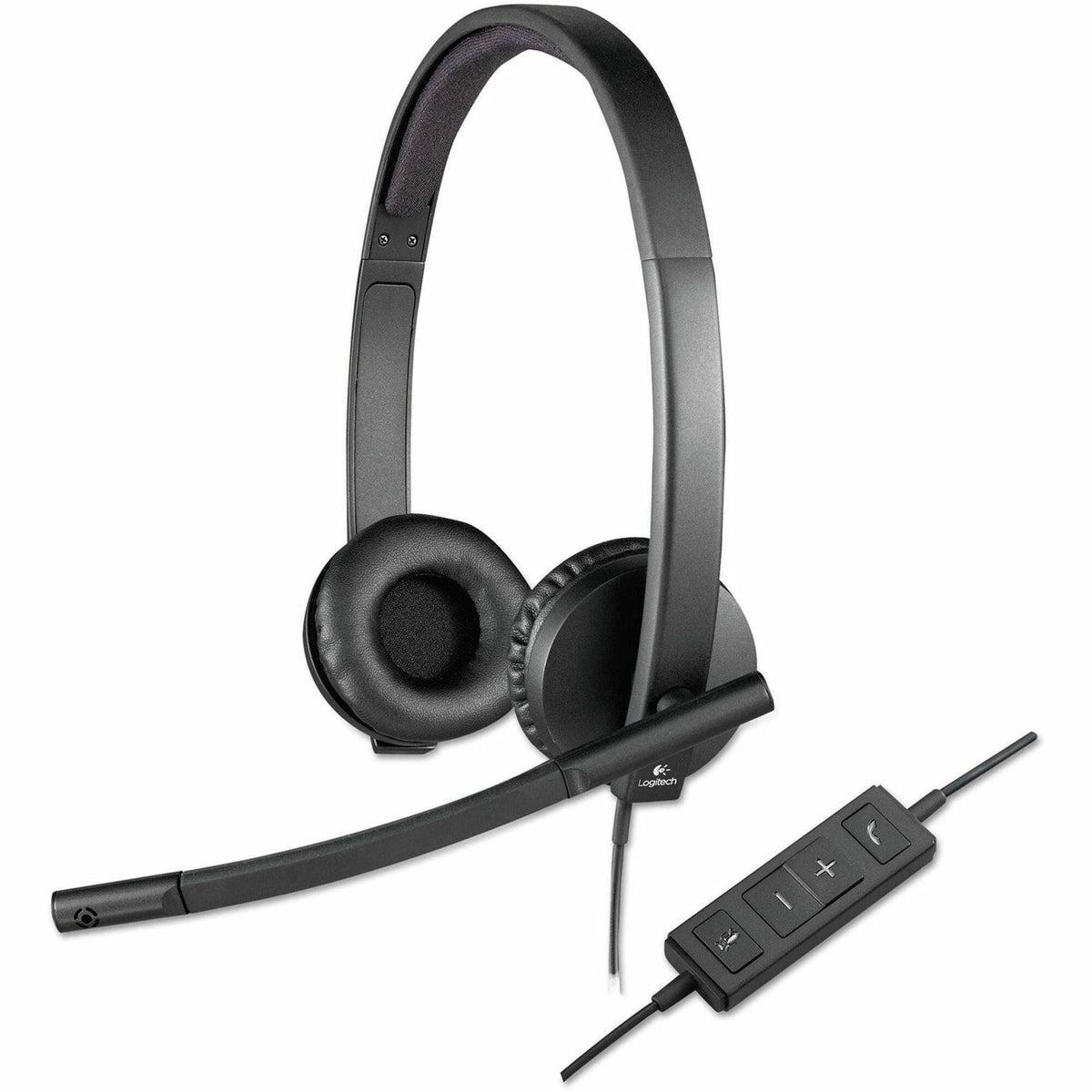 Logitech USB Headset Stereo H570e - Stereo - USB - Wired - 31.50 Hz to 20 kHz - Over-the-head - Binaural - Supra-aural