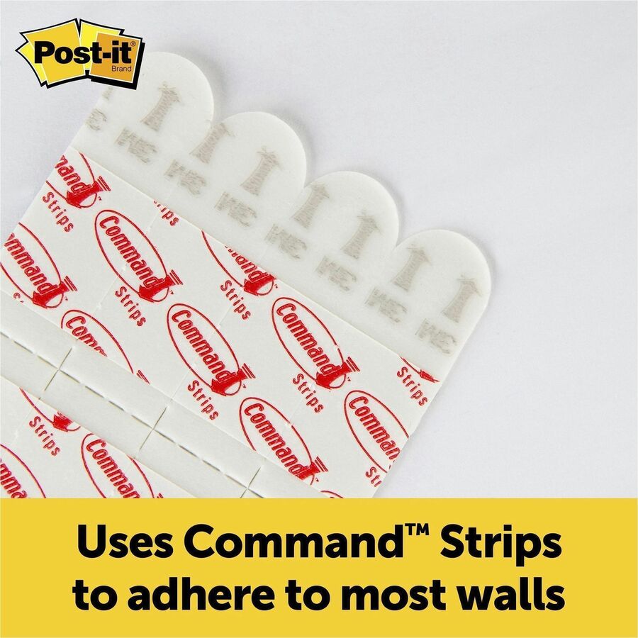 Post-it® Self-Stick Wall Pads - 20 Sheets - Plain - Stapled - 18.50 lb Basis Weight - 20" x 23" Sheet Size - White Paper
