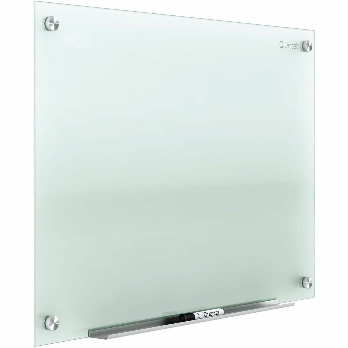 Quartet Infinity Glass Dry-Erase Whiteboard - 72" (6 ft) Width x 48" (4 ft) Height - Frost Tempered Glass Surface - Hori