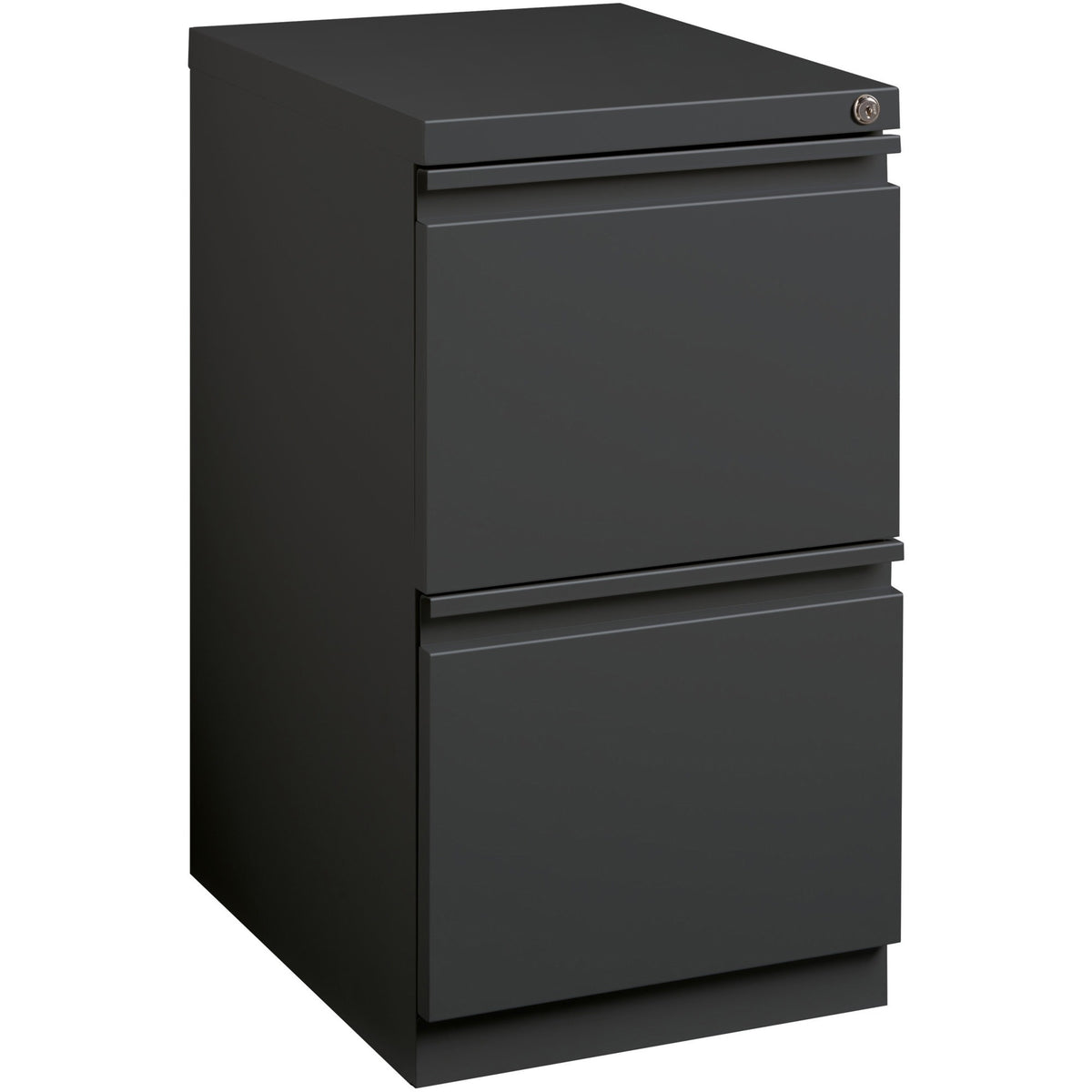 Lorell 20" File/File Mobile File Cabinet with Full-Width Pull - 15" Width x 19.9" Depth x 27.7" Height - 2 x Drawer(s) f