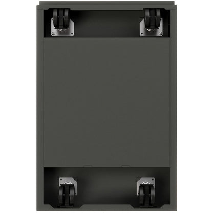 Lorell 20" File/File Mobile File Cabinet with Full-Width Pull - 15" Width x 19.9" Depth x 27.7" Height - 2 x Drawer(s) f