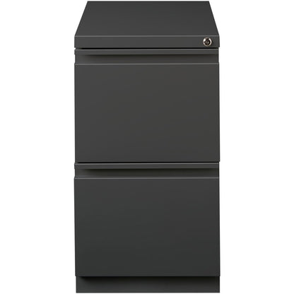 Lorell 20" File/File Mobile File Cabinet with Full-Width Pull - 15" Width x 19.9" Depth x 27.7" Height - 2 x Drawer(s) f