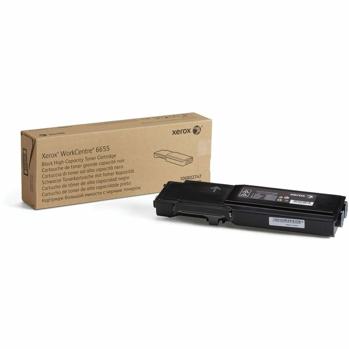 Xerox Original High Yield Laser Toner Cartridge - Black - 1 Each - 12000 Pages