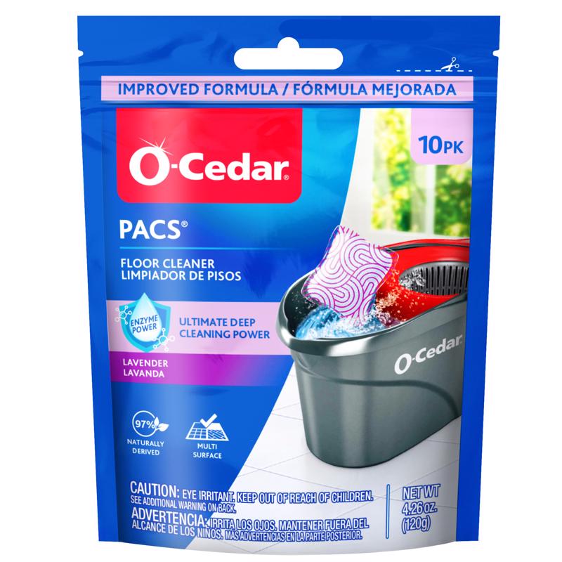 O-Cedar Lavender Scent Floor Cleaner Powder 10 pk