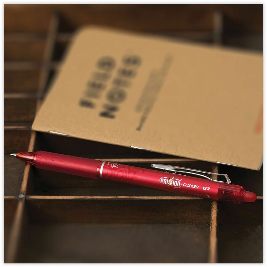 FriXion Gel Ink Pen Refills - 0.70 mm , Medium Point - Red Ink - Eco-friendly, Wear Resistant, Tear Resistant, Erasable 