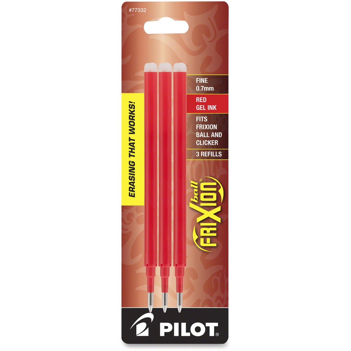 FriXion Gel Ink Pen Refills - 0.70 mm , Medium Point - Red Ink - Eco-friendly, Wear Resistant, Tear Resistant, Erasable 