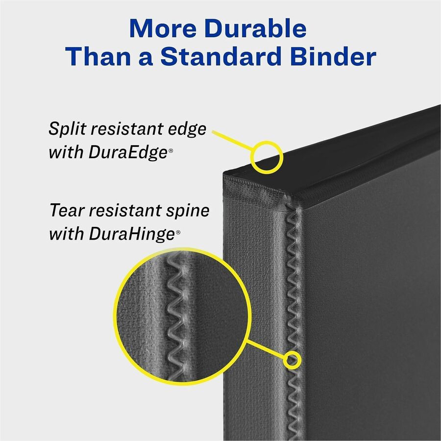 Avery® Heavy-Duty View Binders with One Touch EZD Rings - 3" Binder Capacity - Letter - 8 1/2" x 11" Sheet Size - 670 Sh