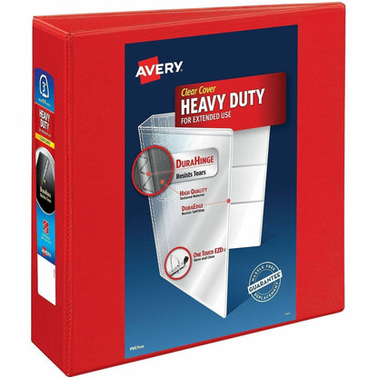 Avery® Heavy-Duty View Binders with One Touch EZD Rings - 3" Binder Capacity - Letter - 8 1/2" x 11" Sheet Size - 670 Sh