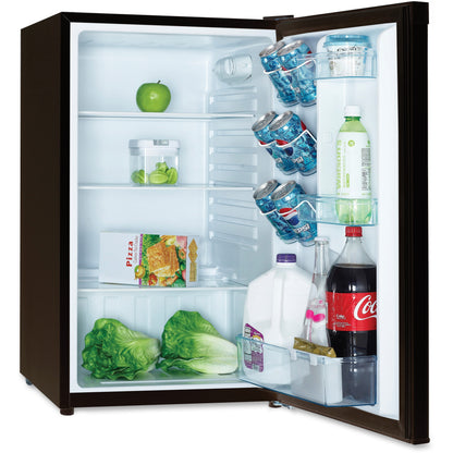 Avanti AR4446B 4.4 Cubic Foot Refrigerator - 4.40 ft³ - Auto-defrost - Undercounter - Auto-defrost - Reversible - 4.40 f