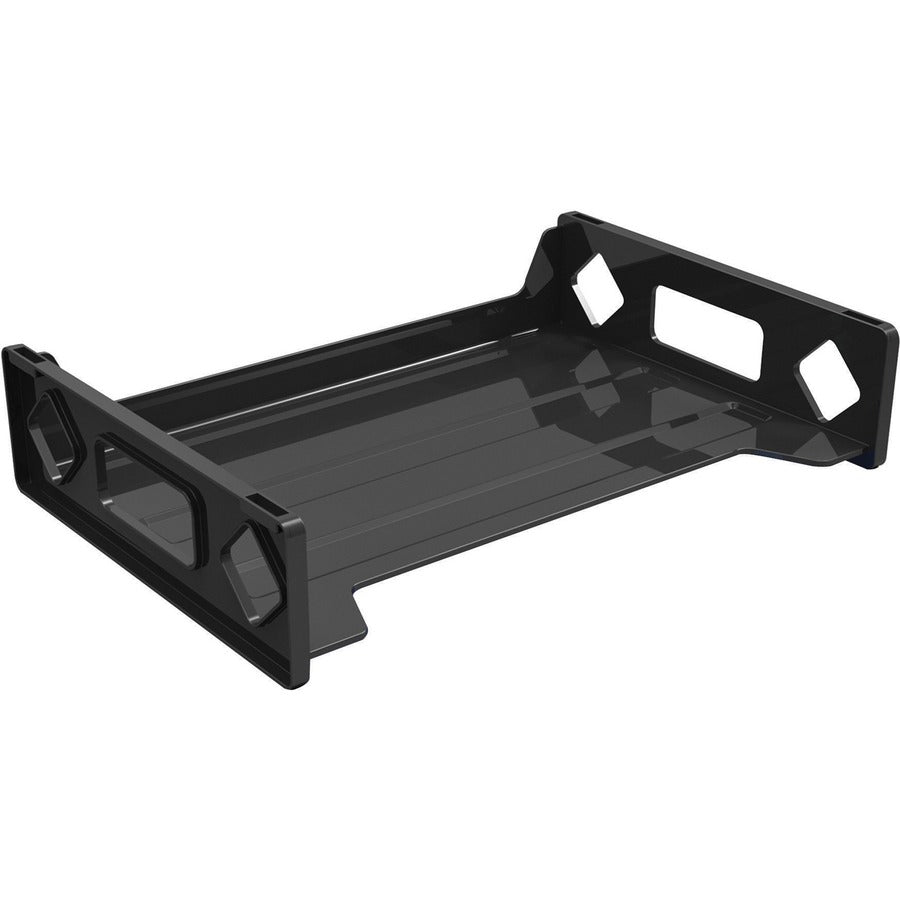 Deflecto Sustainable Office Stackable Desk Tray - 2.75" Height x 16.13" Width x 9" Depth - Desktop - Stackable, Sturdy, 