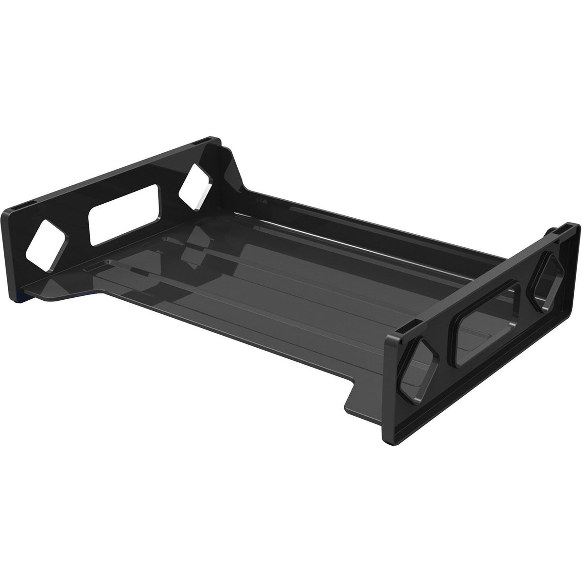 Deflecto Sustainable Office Stackable Desk Tray - 2.75" Height x 16.13" Width x 9" Depth - Desktop - Stackable, Sturdy, 