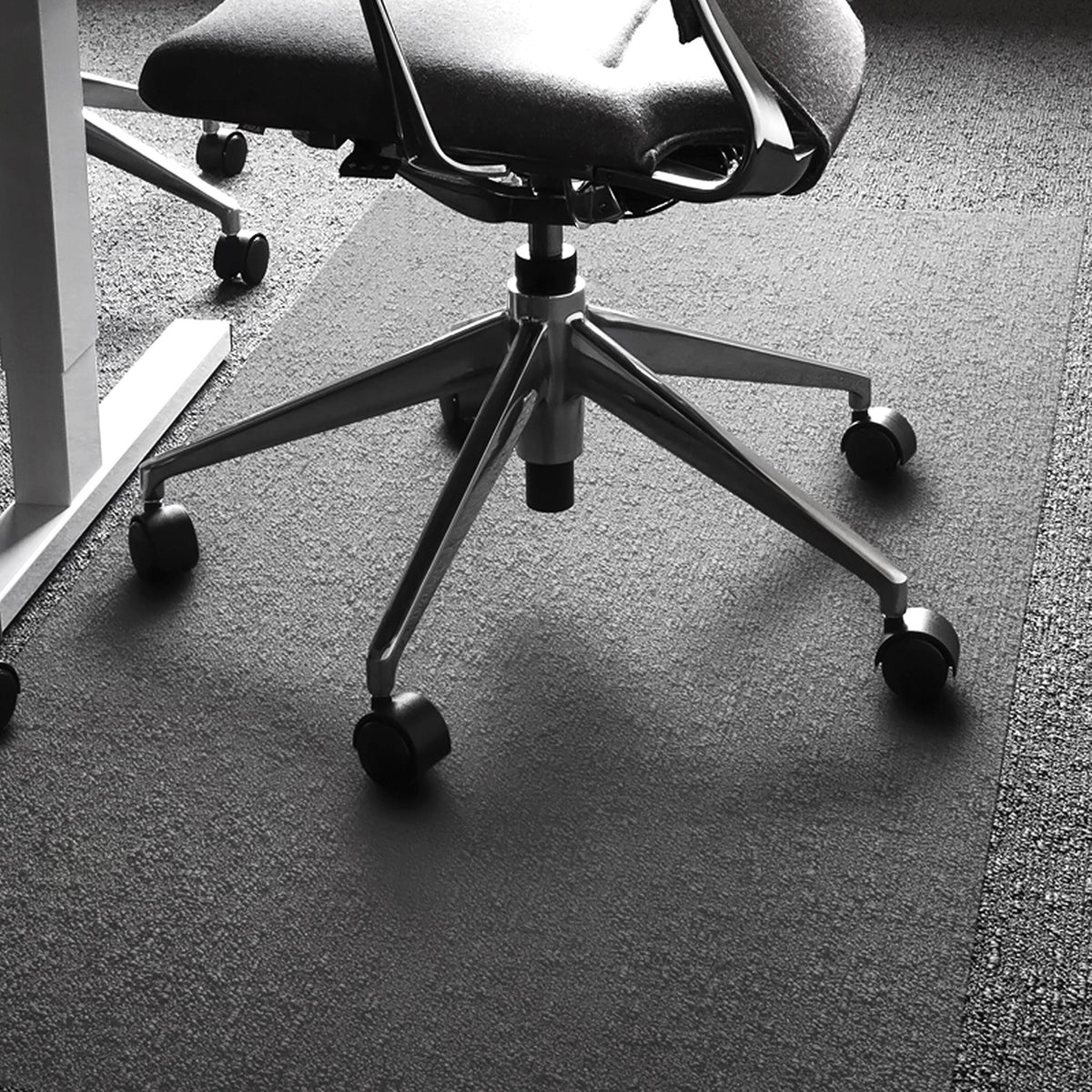 Floortex Cleartex Ultimat® Polycarbonate Rectangular Chair Mat for Carpets - 60" x 118" - Carpet, Home, Office