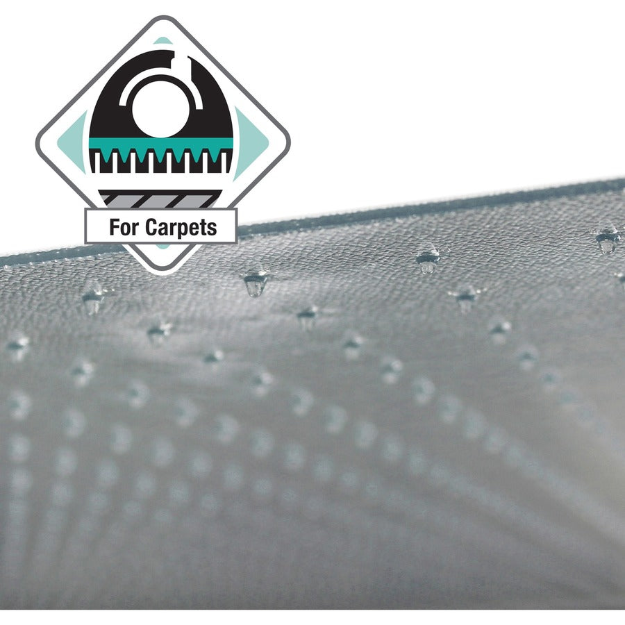 Floortex Cleartex Ultimat® Polycarbonate Rectangular Chair Mat for Carpets - 60" x 118" - Carpet, Home, Office