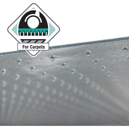 Floortex Cleartex Ultimat® Polycarbonate Rectangular Chair Mat for Carpets - 60" x 118" - Carpet, Home, Office