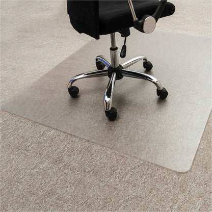 Floortex Enhanced Polymer Rectangular Chair Mat for Carpets up to 3/8" - 30" x 48" - Home, Office, Carpet
