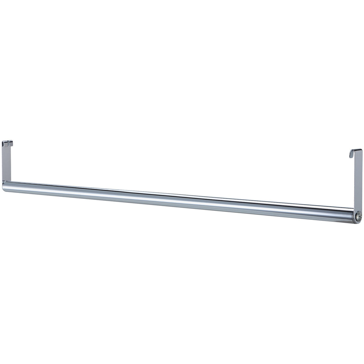 Lorell Industrial Wire Shelving Garment Hanger Bar - x 48" Length - for Garment, Coat - Metal - Chrome - 1 Each